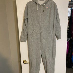 Champion Onesie Jumpsuit Grey - Size L